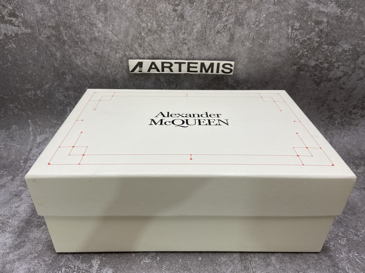 Ale*d*r M*Q*en Oversized Embroidery Red