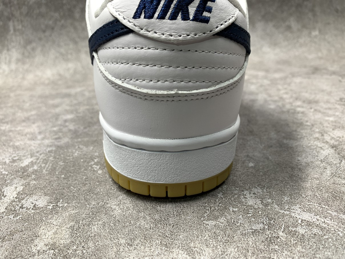 Nike SB Dunk Low Orange Label White Navy
