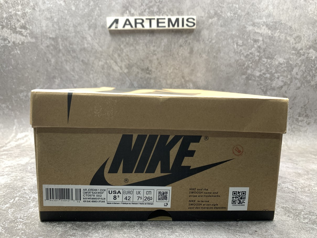 Air Jordan 1 High Zoom Air CMFT Black Monarch