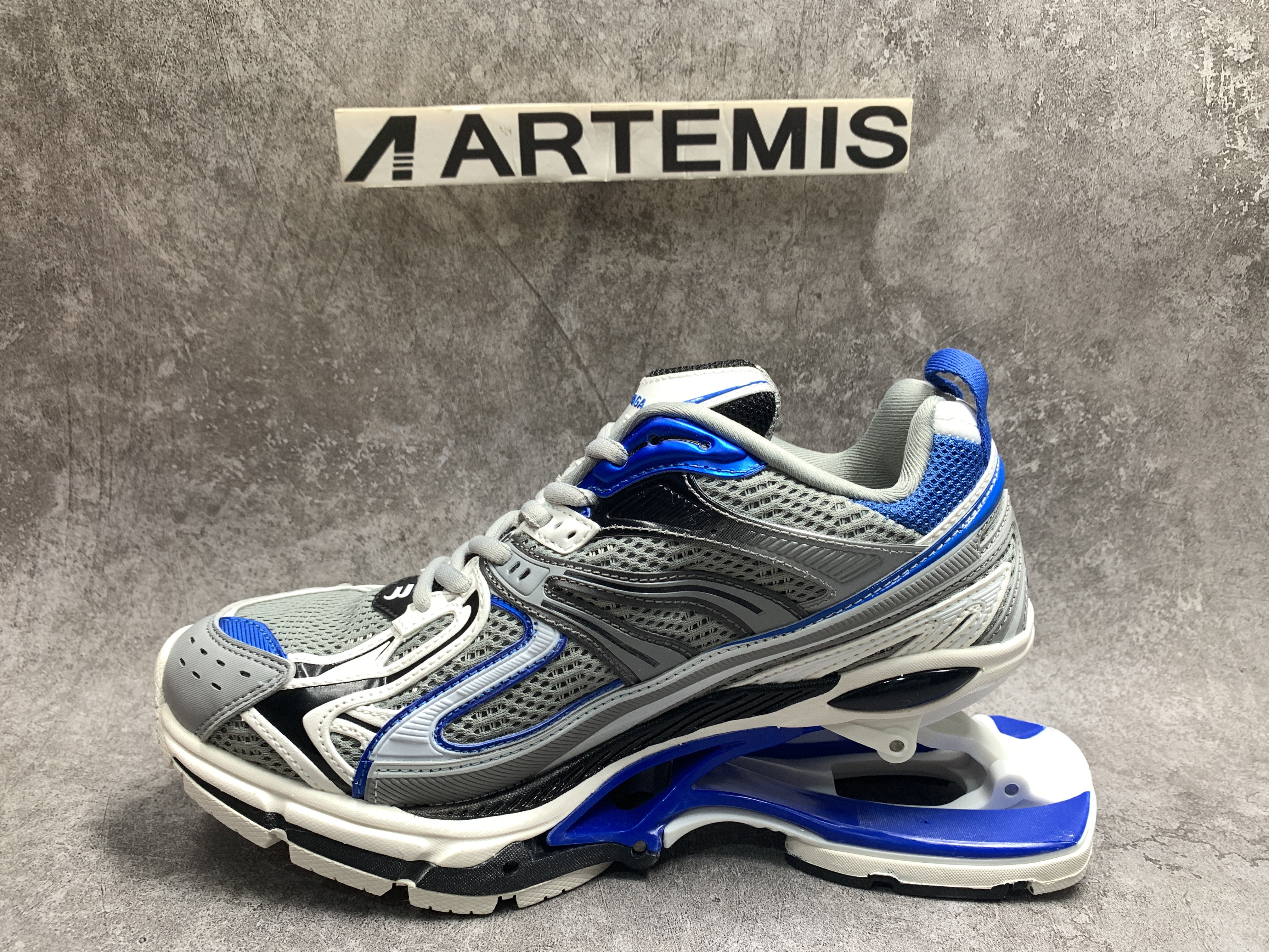 Balenciga X-Pander Blue Silver