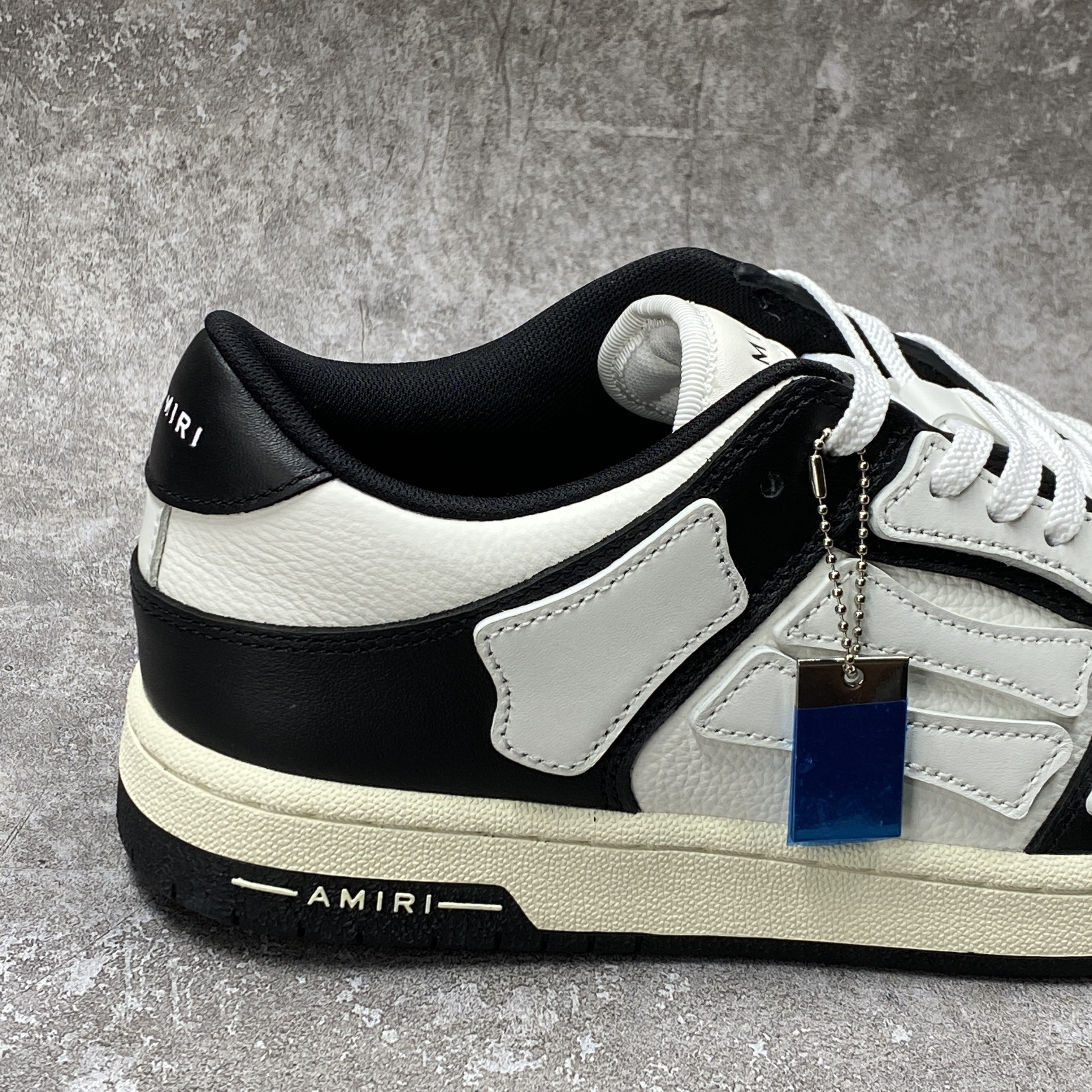 Amiri Skel Top Low Black White