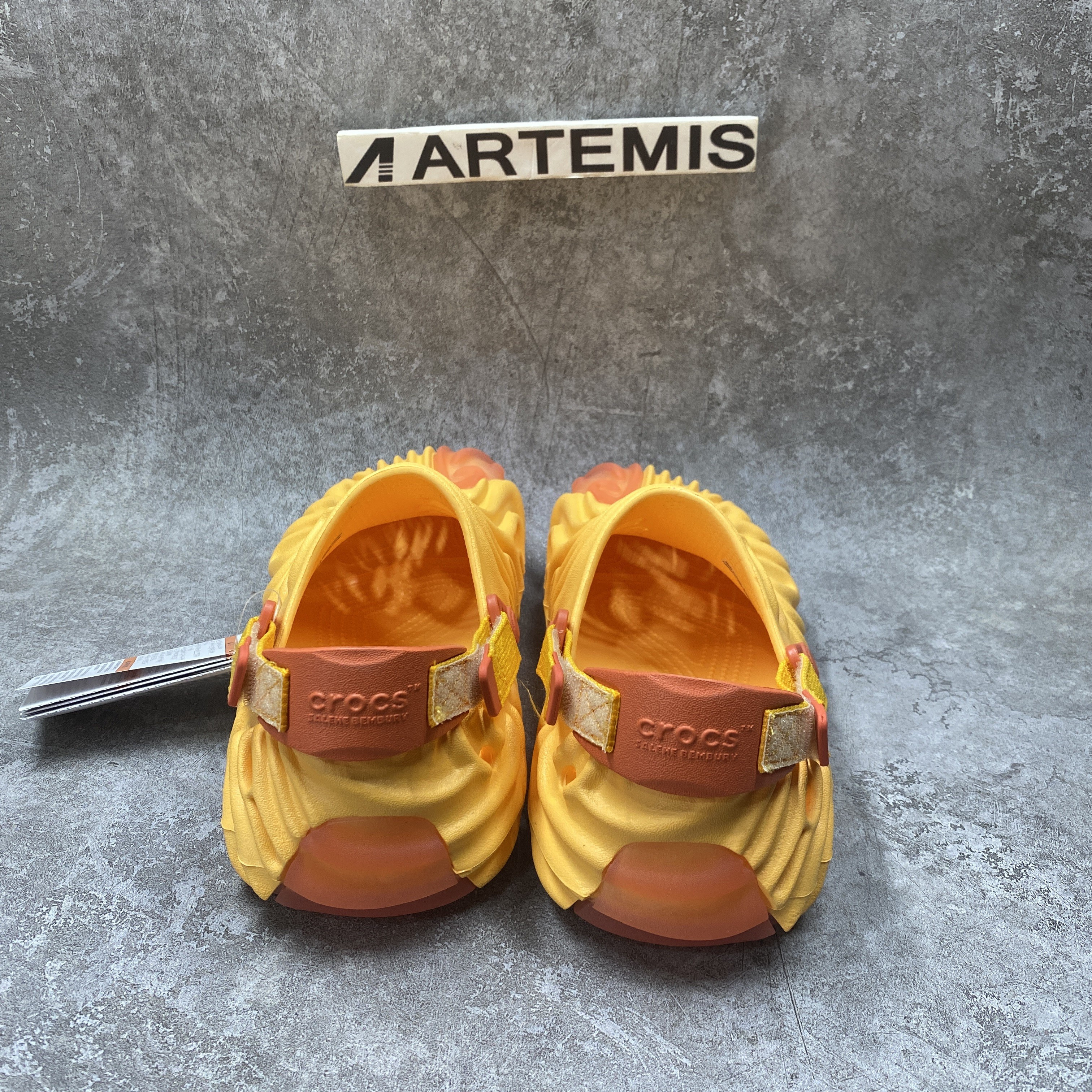 Cr*0*s Pollex Clog by Salehe Bembury Yellow