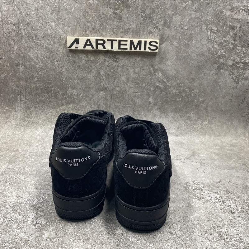 1V x Air Force 1 Low By Virgil Abloh Black