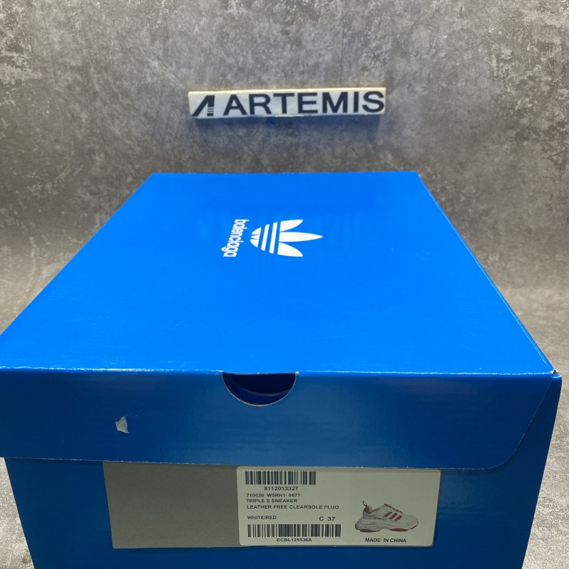 Balenciga x adida Triple S White Red