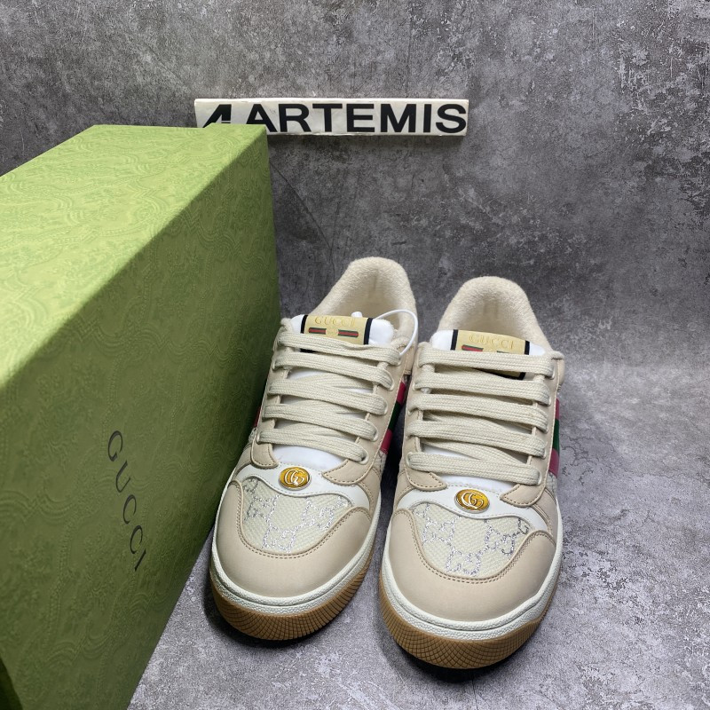 GC Screener Leather In Green and Pink