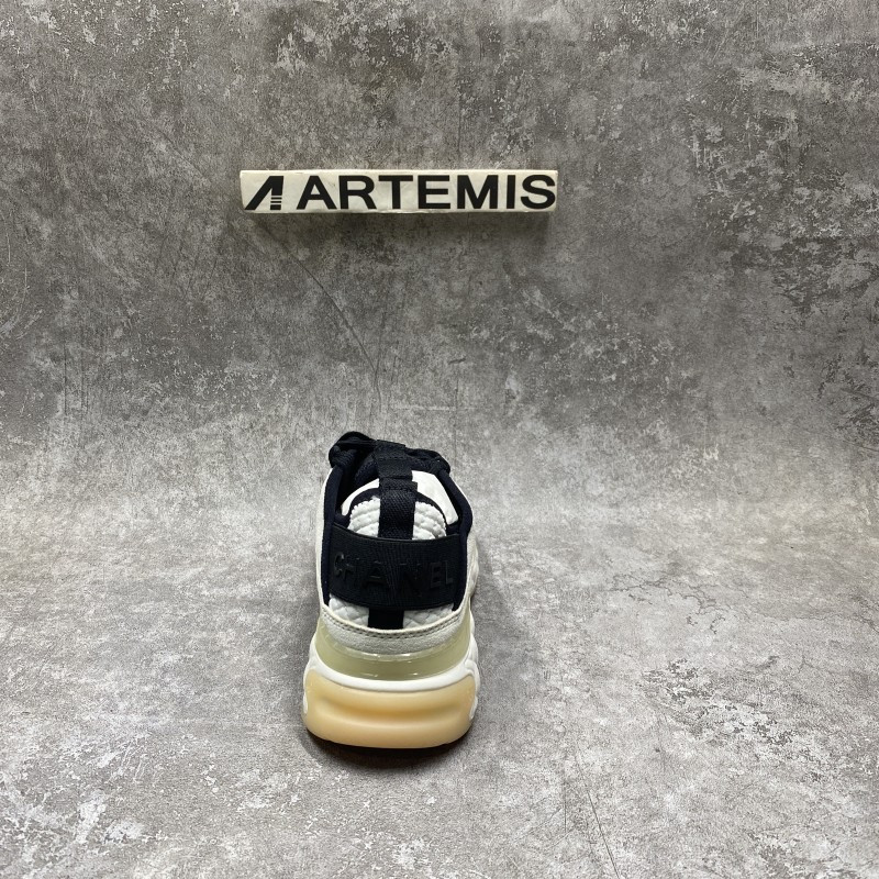 Ch*el White Ivory Cc Sneakers