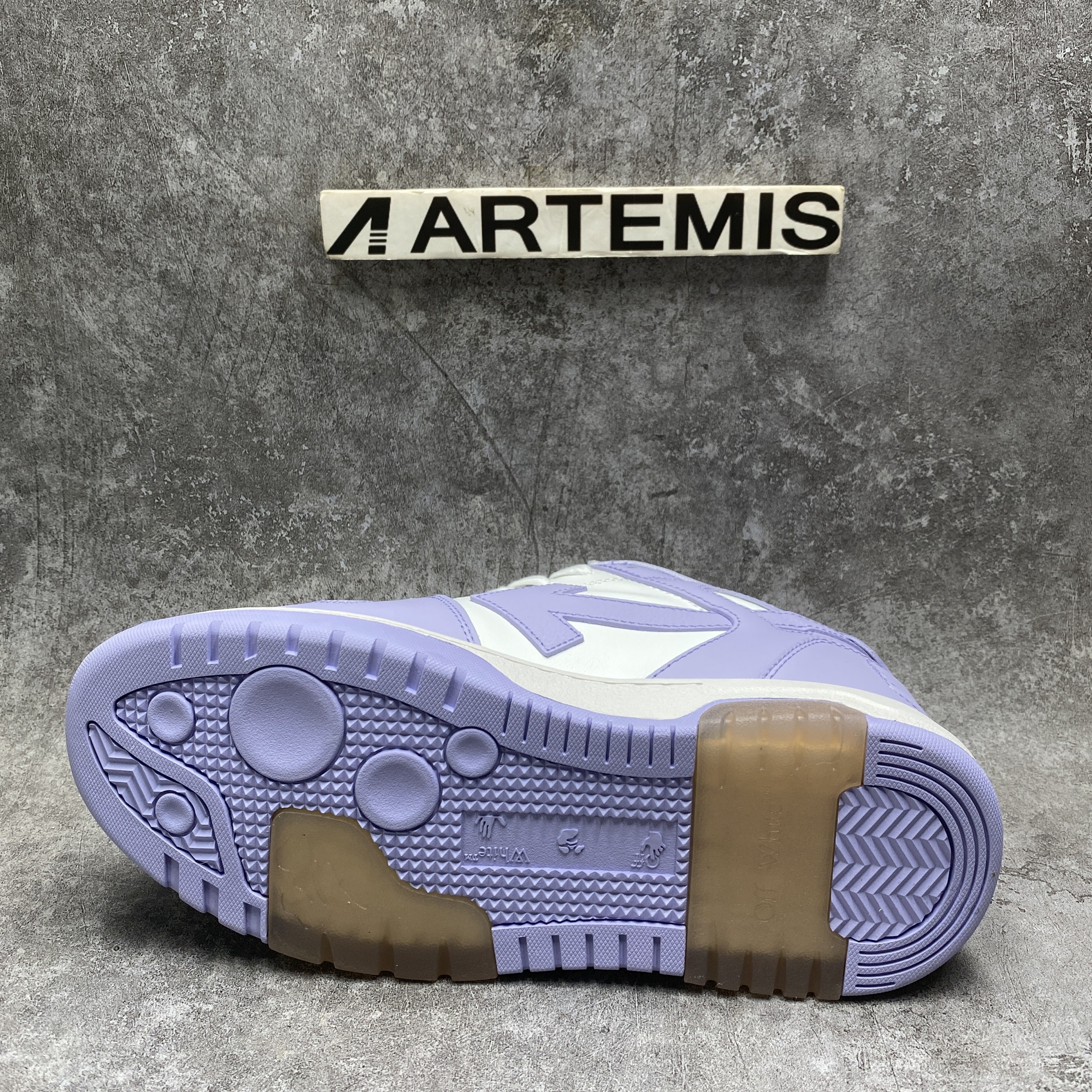 Off White Out Of Office Sneaker in White Lilac