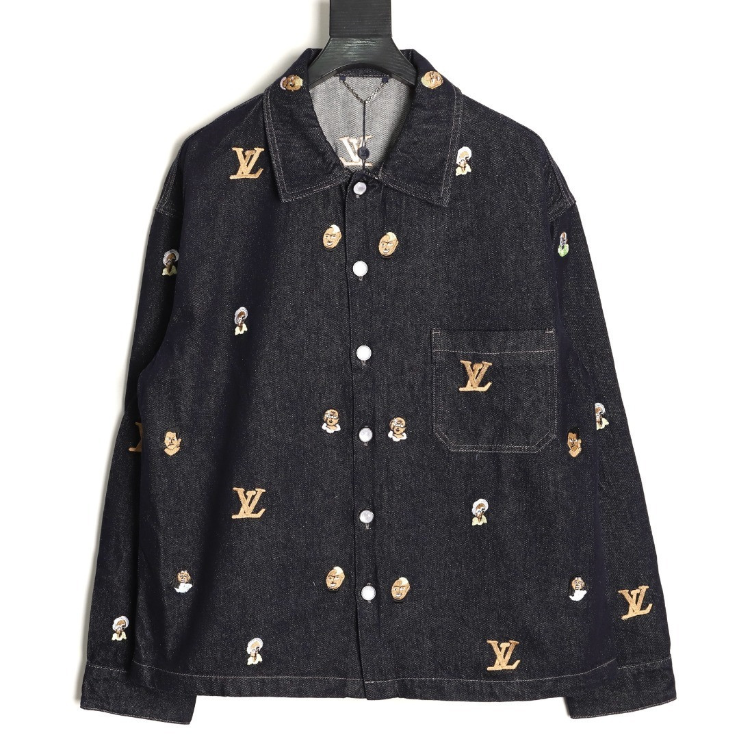 L0*is V*t0n LV Denim Coats Suit