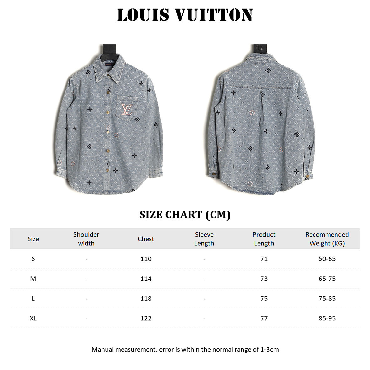 L0*is V*t0n LV Denim Coats