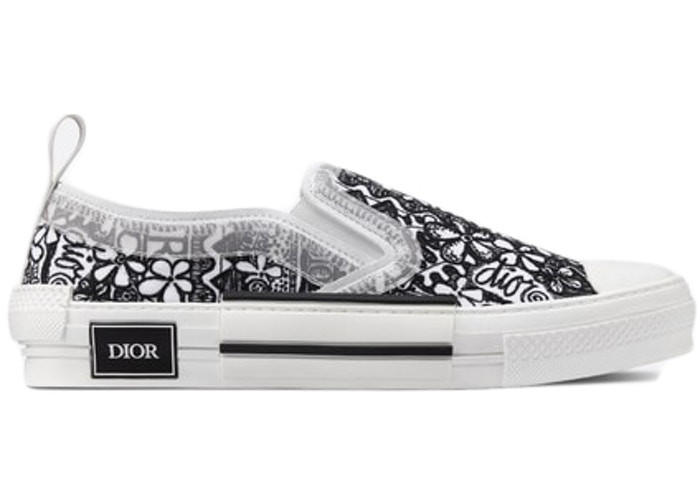 D*0r And Shawn B23 Slip On Black White Embroidery