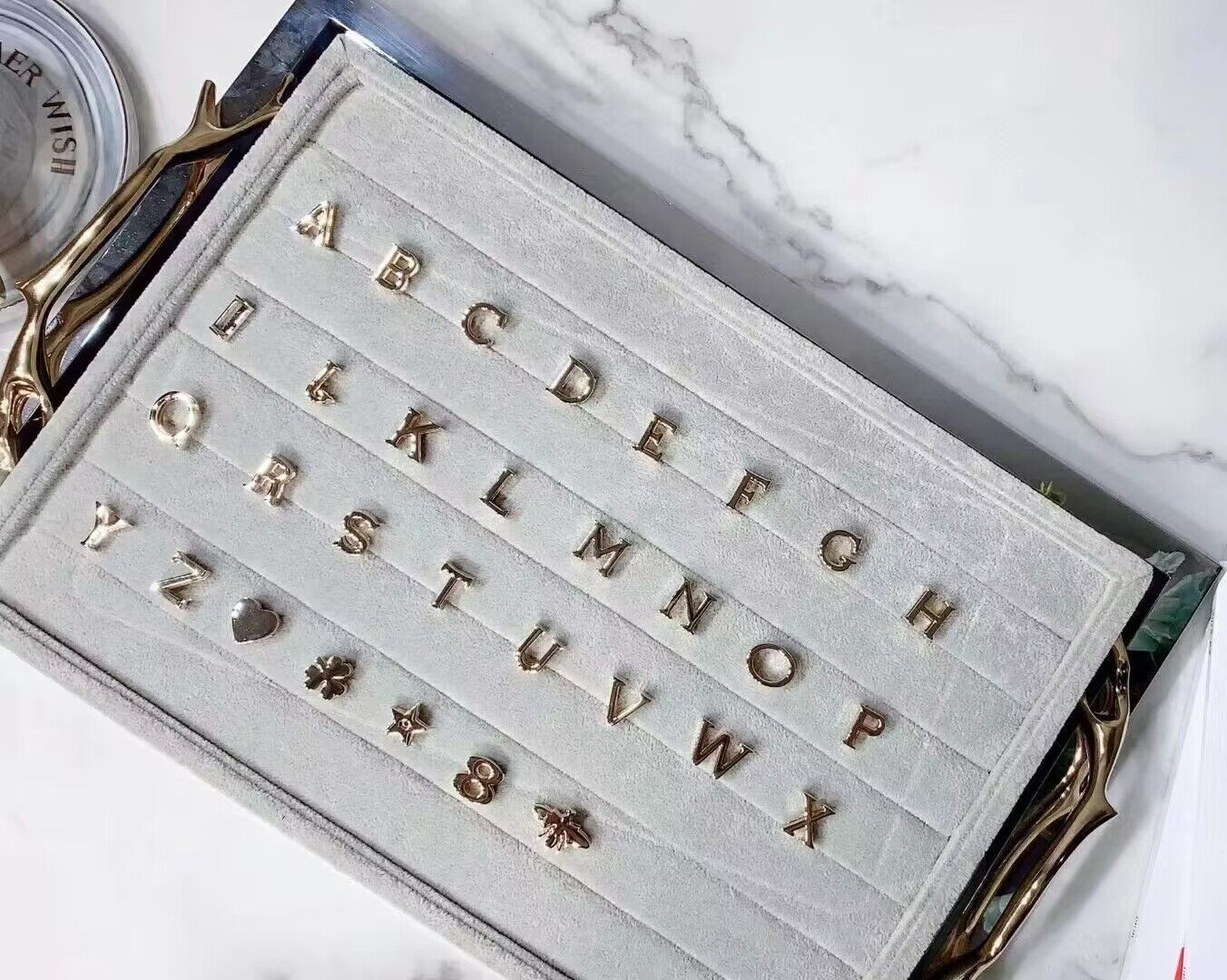 Small Lady D*0r My ABCD*0r Bag White 8 x 6.5 x 3 inches