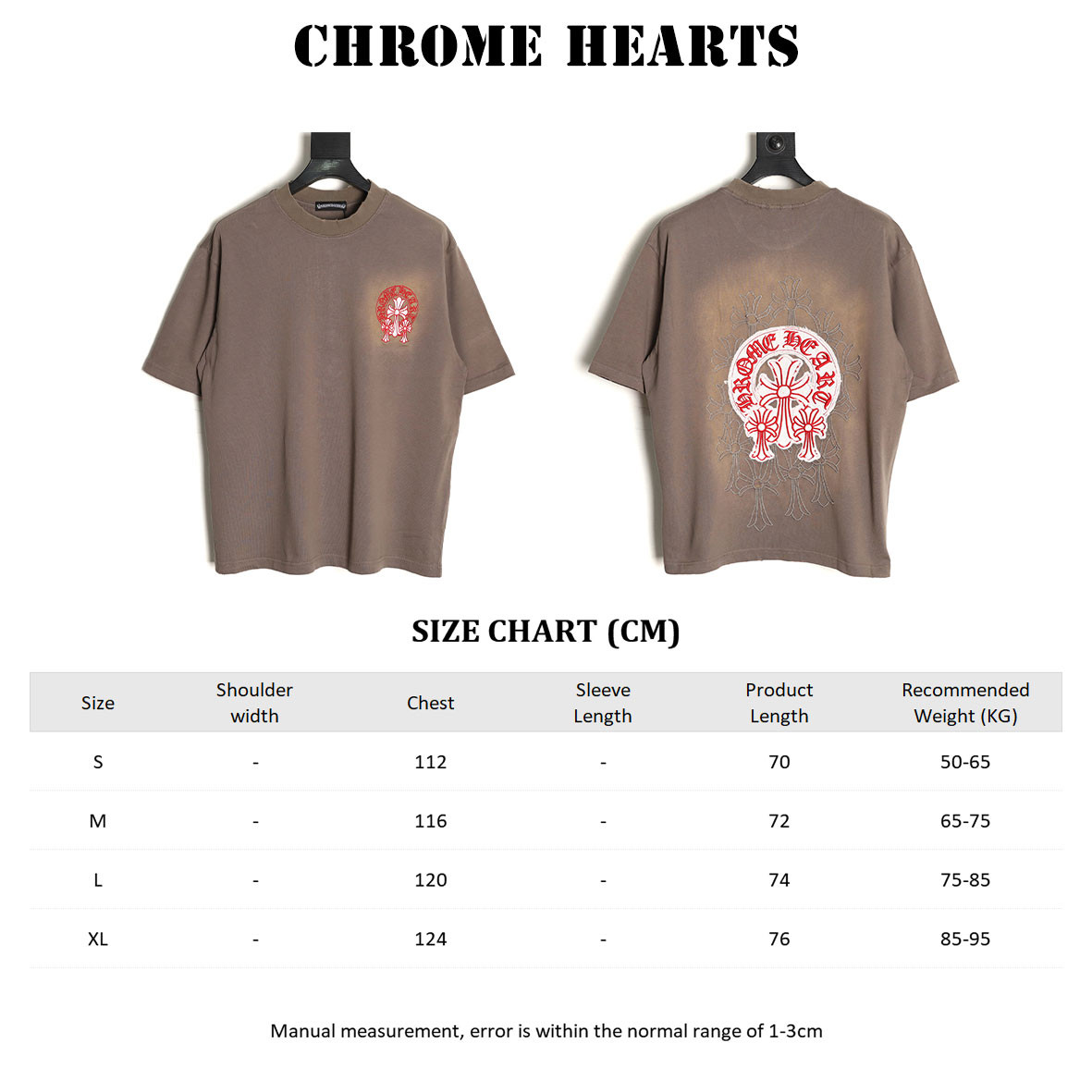 Ch**me He**ts 25SS Short-sleeved T-shirt