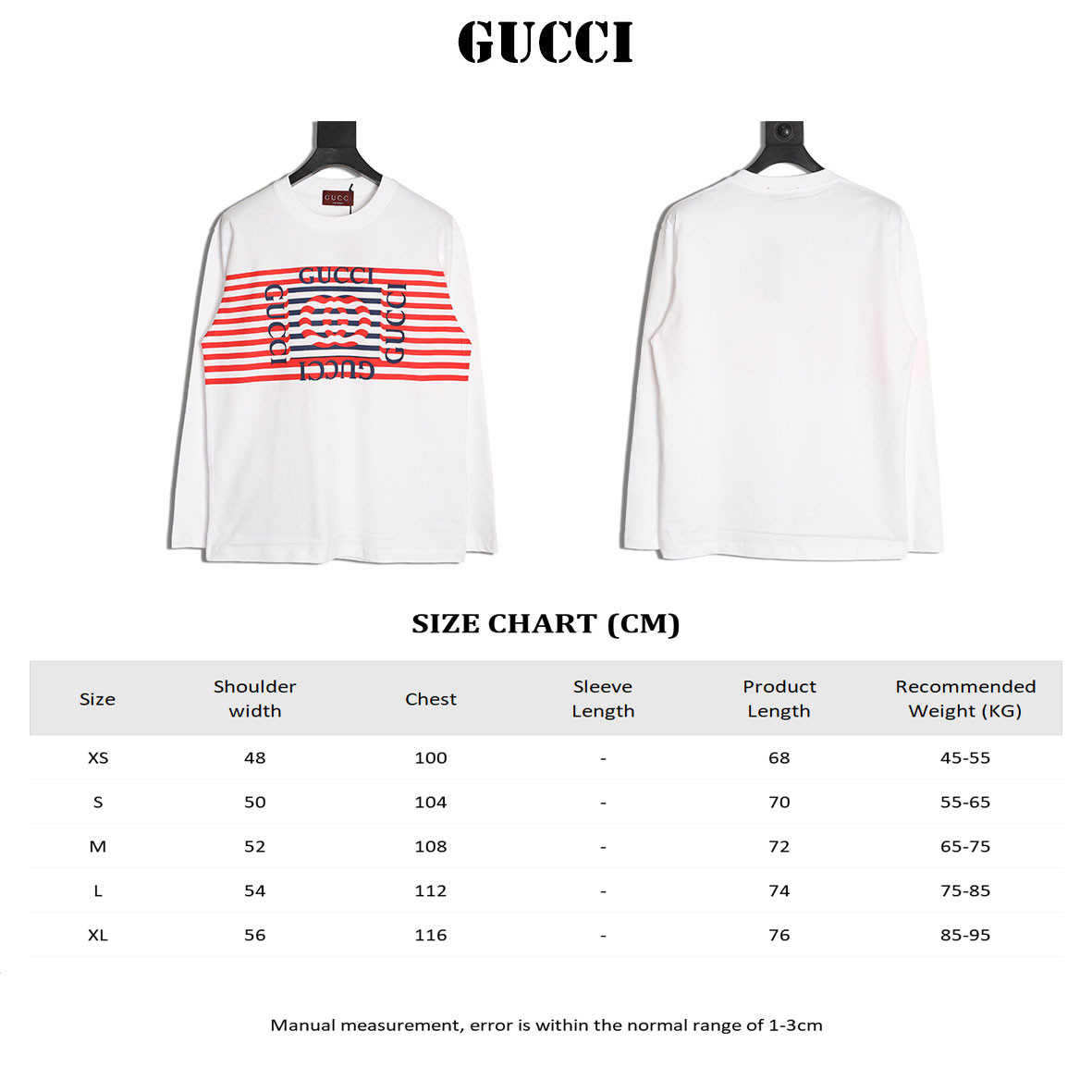 G*u*i Long-sleeved T-shirt