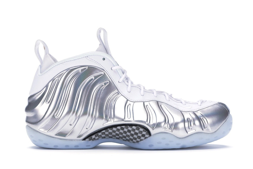 Air Foamposite One Chrome White