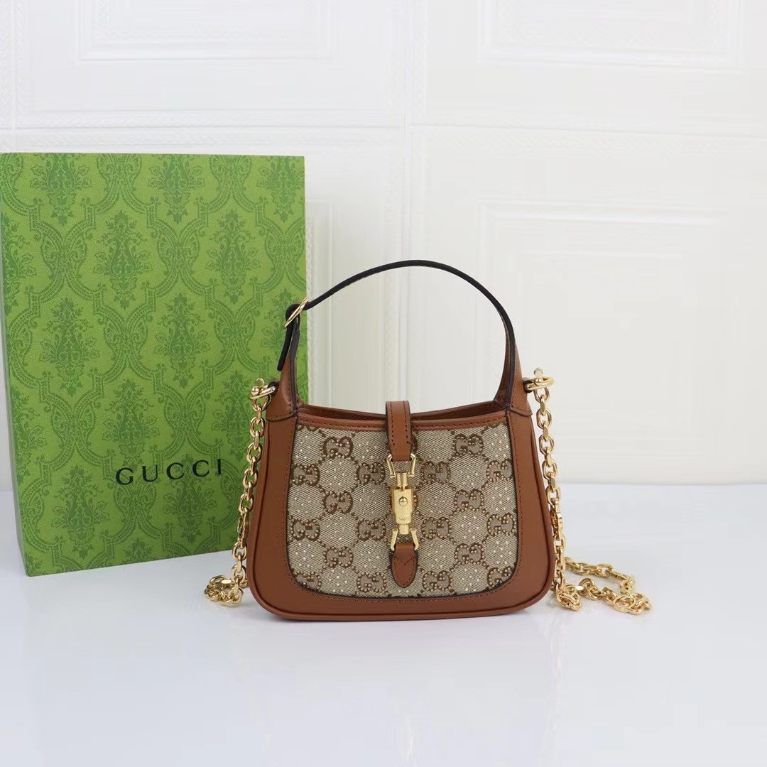 G*u*i JACKIE 1961 MINI GG SHOULDER BAG 19 x 13 x 3CM