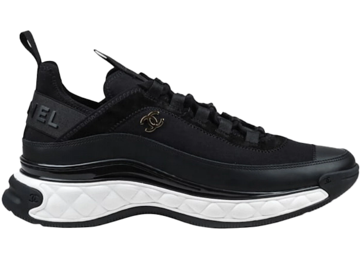 Ch*el Low Top Trainer Velvet Black