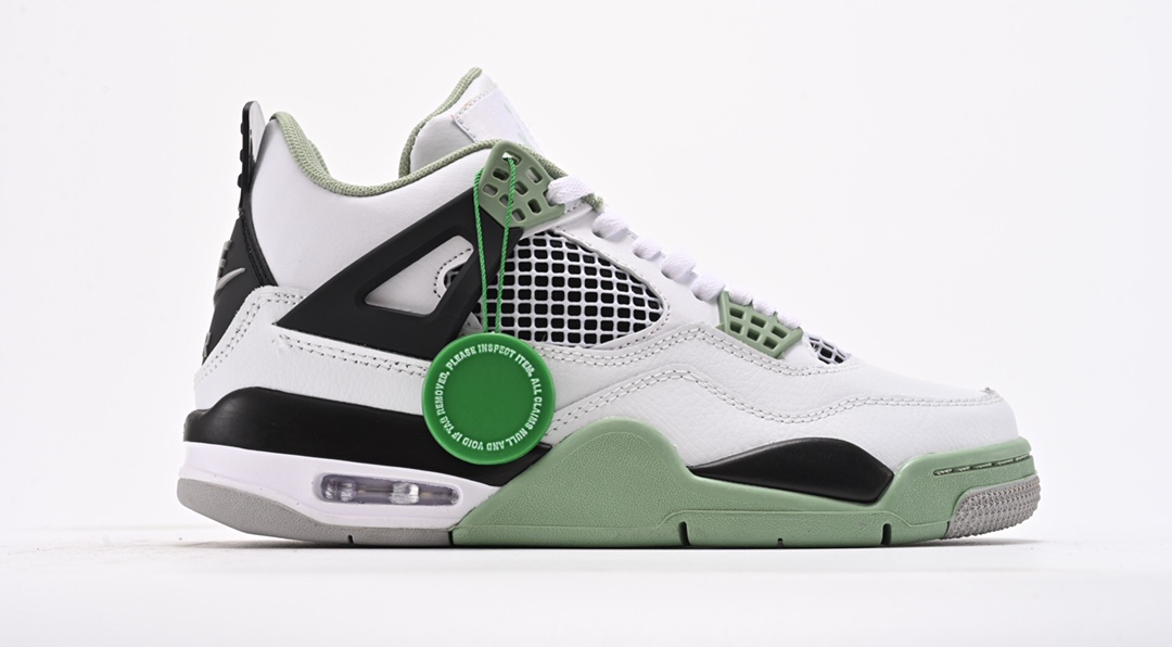 Air Jordan 4 Retro Lucid Green Rasta