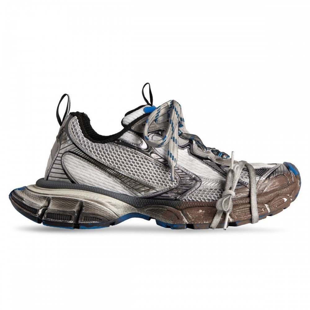 Balenciga 3XL Sneakers Worn Out In Dark Grey