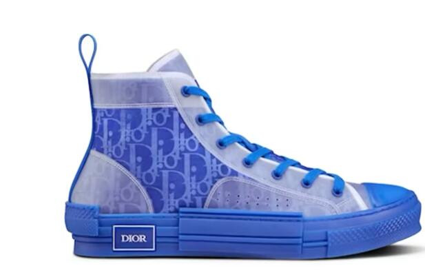 D*0r B23 High Top Blue Oblique