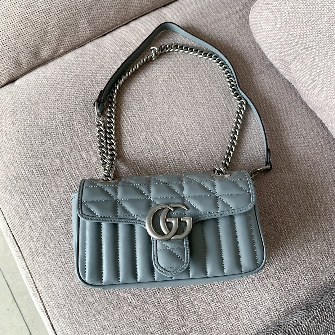 G*u*i GG Marmont mini shoulder bag 22cm