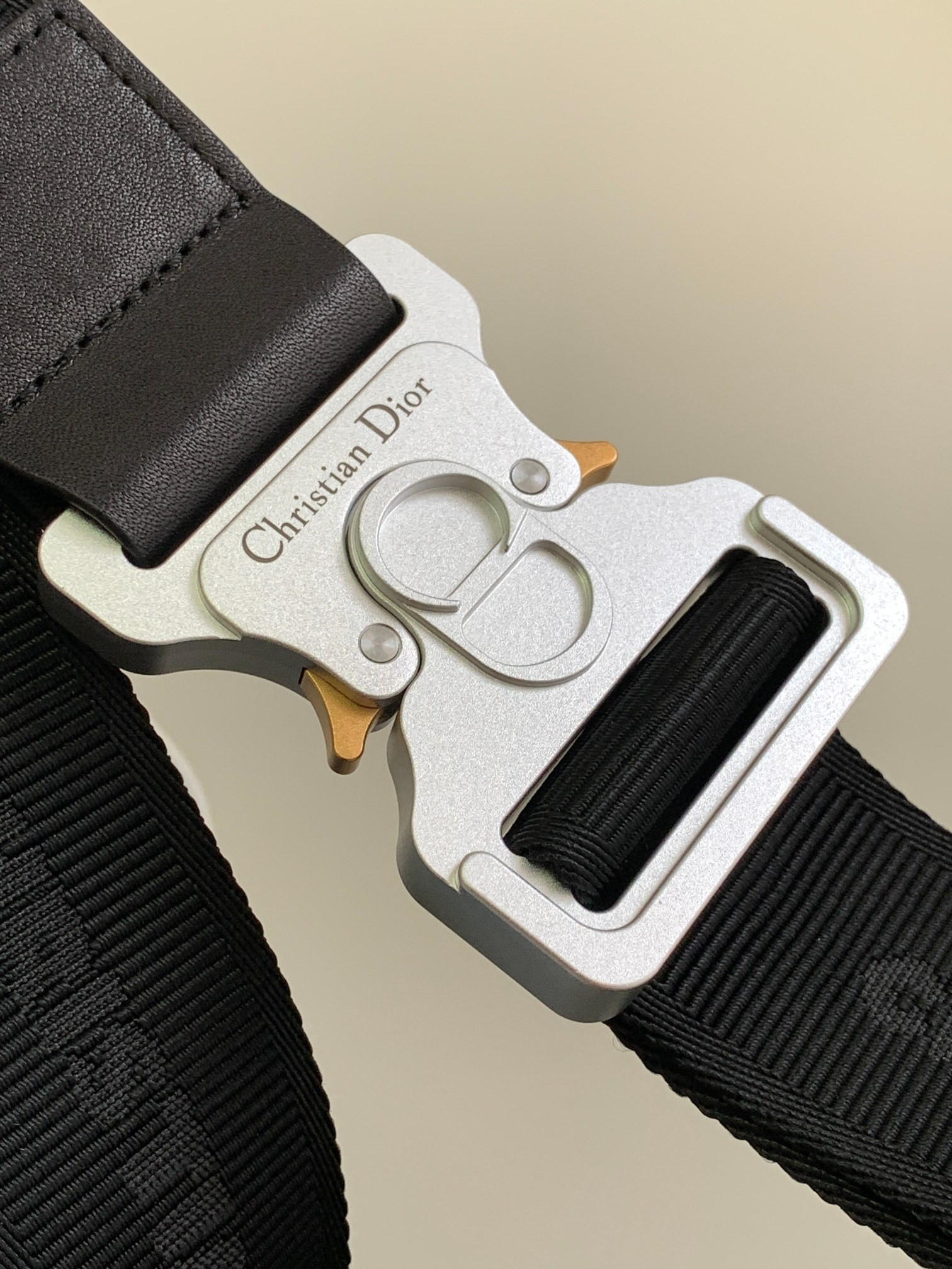 Ch**an D*0r D*0r HOMME Bags Leather Black 26 x 19 x 4.5 cm