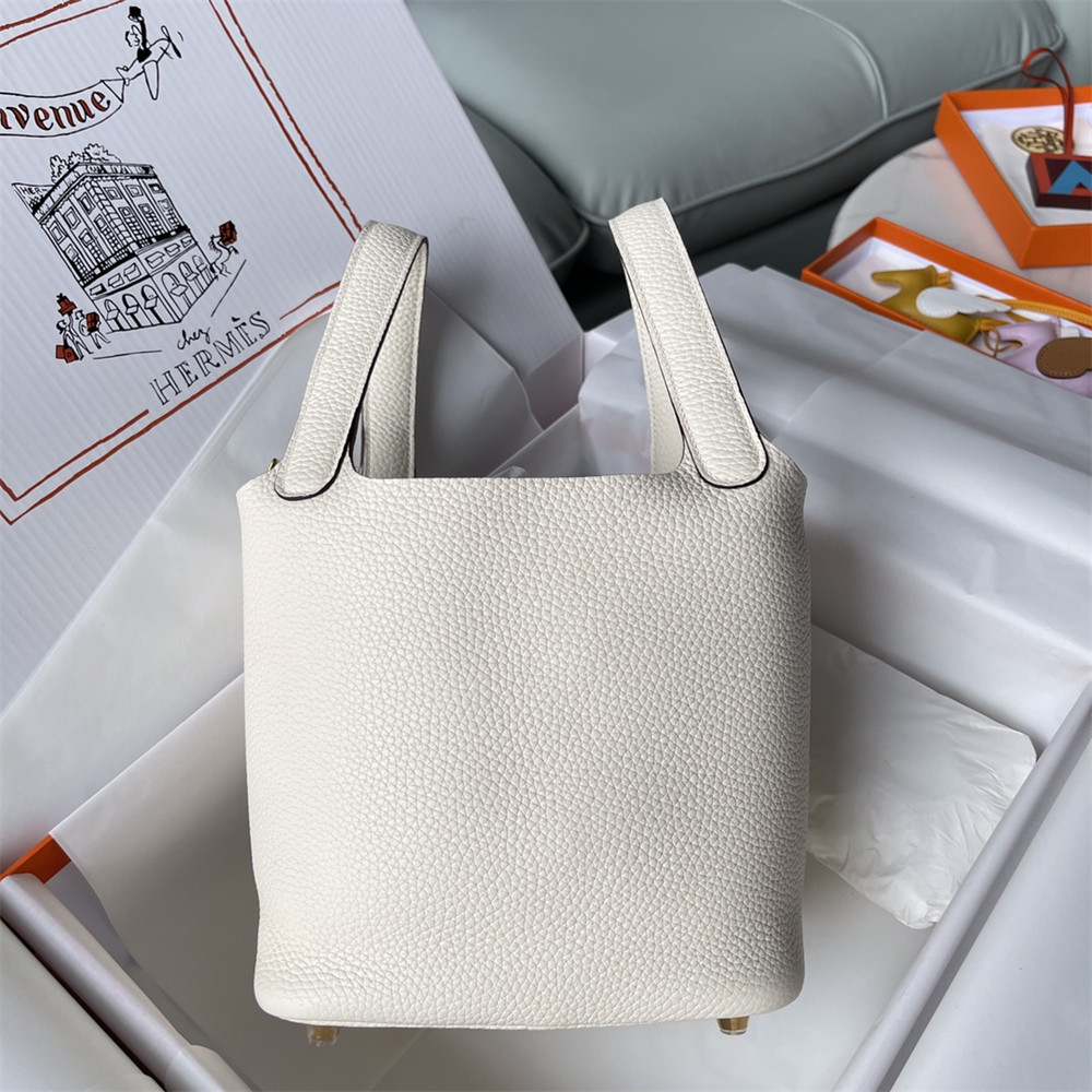 Hermès Picotin 18cm milky white without original box