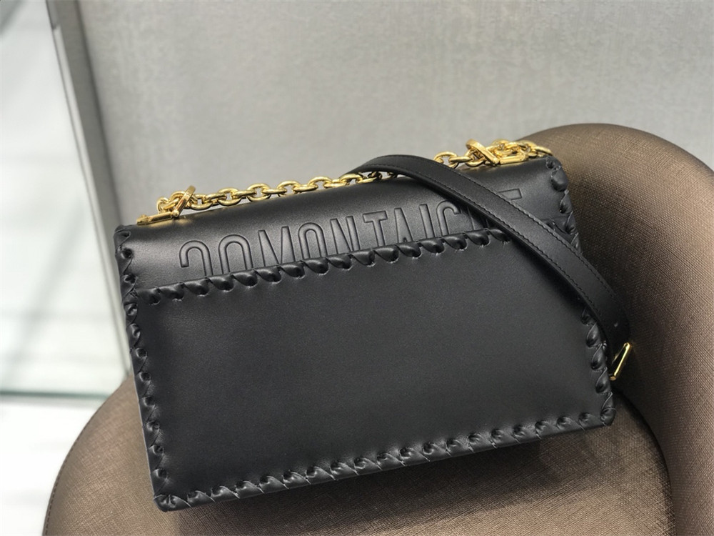 D*0r 30 MONTAIGNE CHAIN BAG BLACK