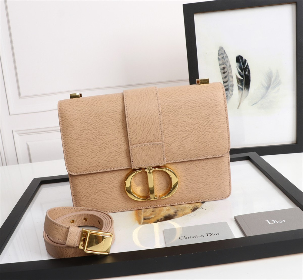 D*0r 30 MONTAIGNE CHAIN BAG Grained Pink