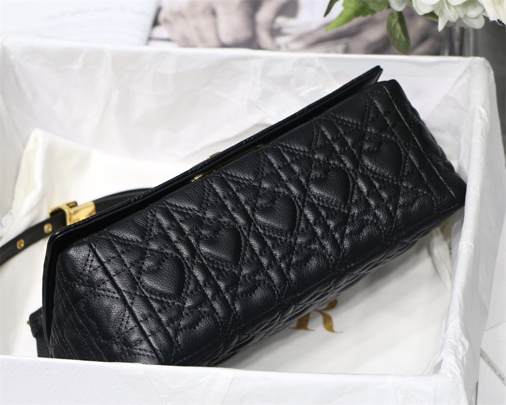 MEDIUM D*0r CARO BAG amour black 25.5 x 15.5 x 8 cm