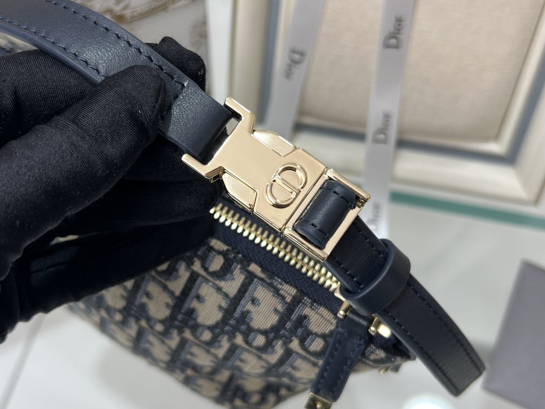 D*0r TRAVEL NOMAD POUCH Blue D*0r Oblique Jacquard