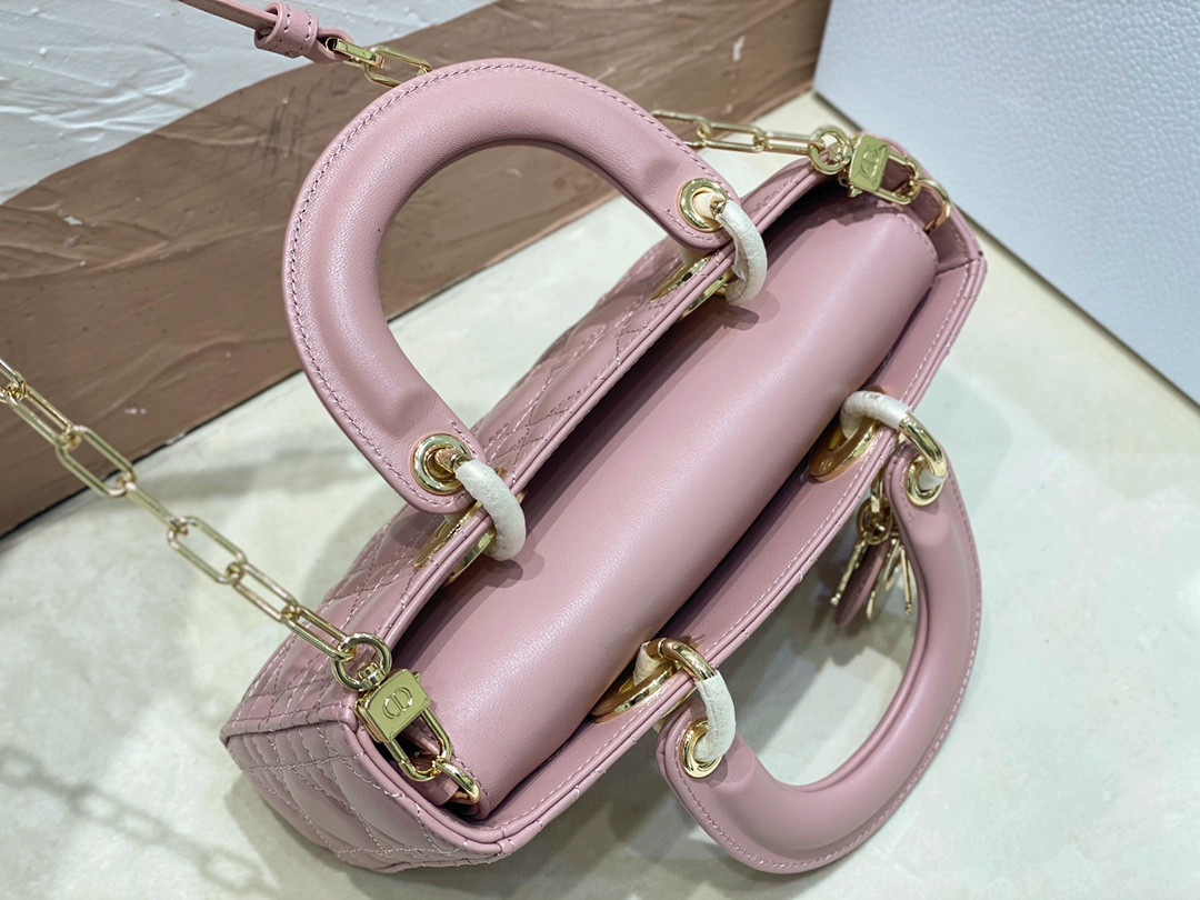 D*0r SMALL LADY D-JOY BAG Pink