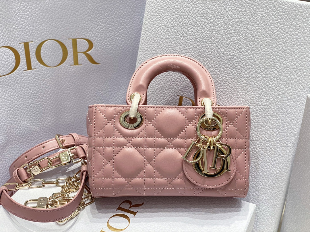 D*0r MINI LADY D-JOY BAG PINK 16 x 9 x 5 CM