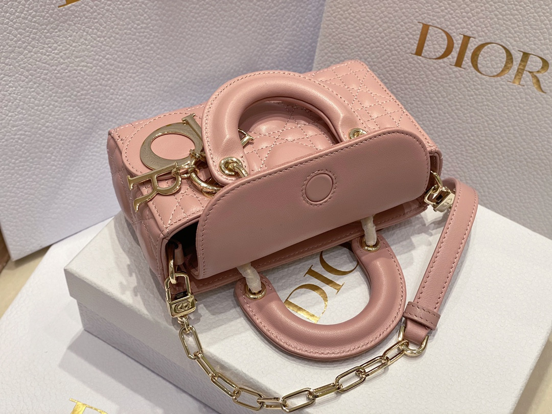 D*0r MINI LADY D-JOY BAG PINK 16 x 9 x 5 CM