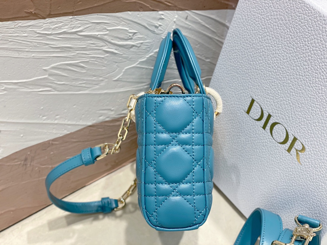 D*0r SMALL LADY D-JOY BAG BLUE
