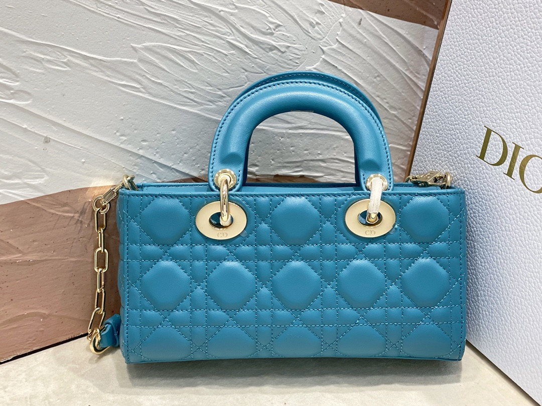 D*0r SMALL LADY D-JOY BAG BLUE