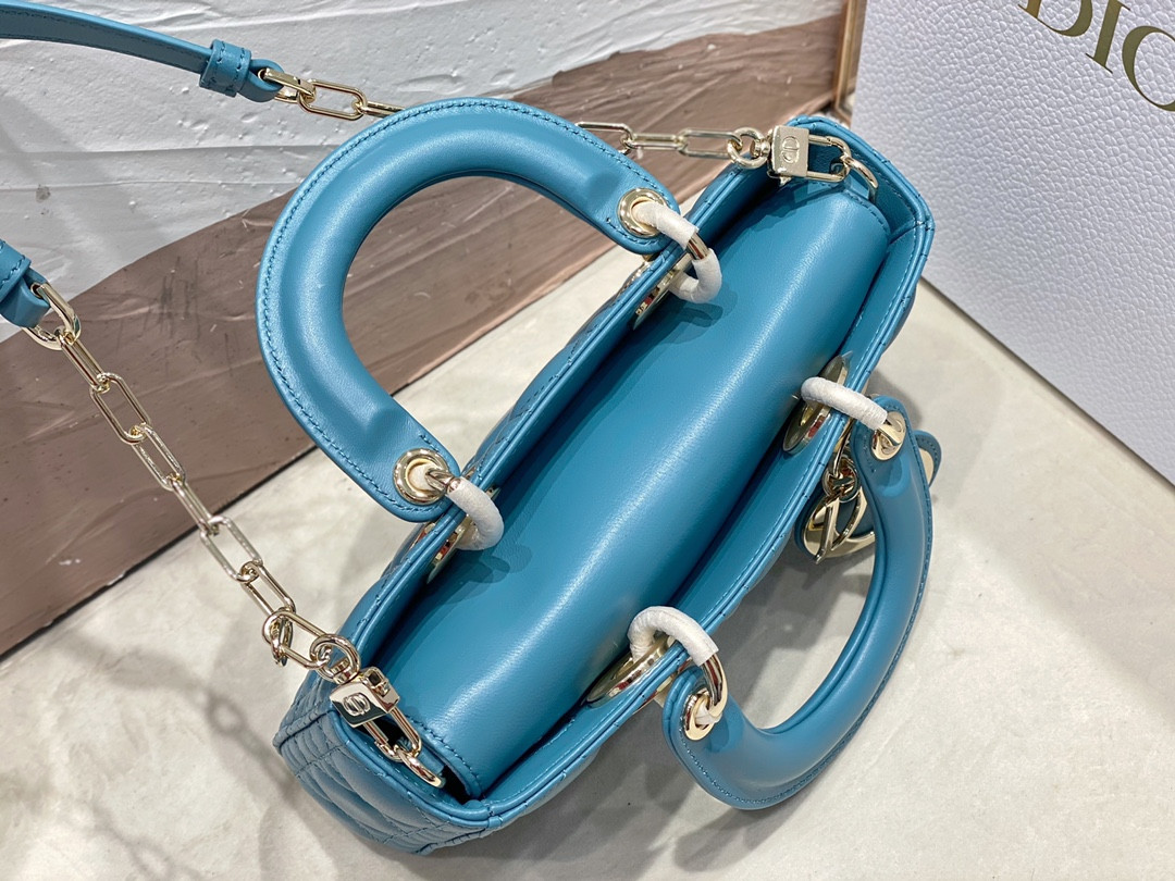 D*0r SMALL LADY D-JOY BAG BLUE