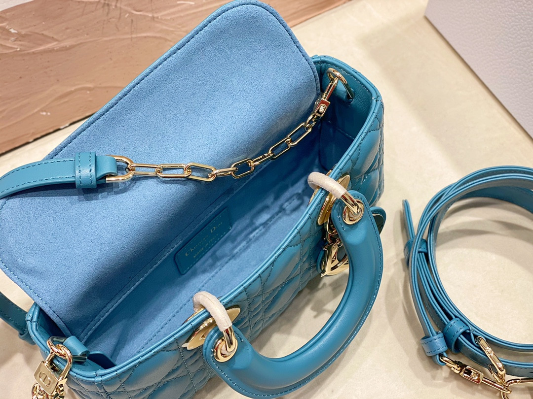 D*0r SMALL LADY D-JOY BAG BLUE