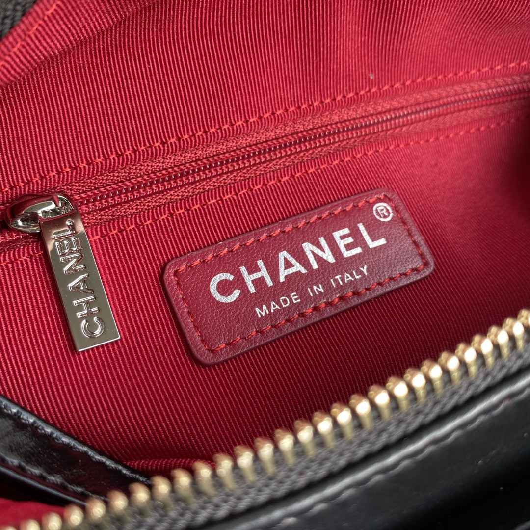 Ch*el Gabrielle SMALL BLACK 20 x 15 x 8cm