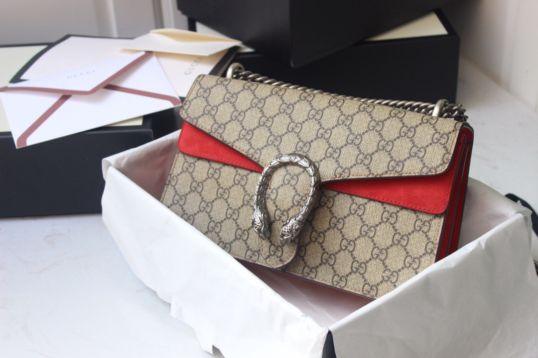 G*u*i DIONYSUS SMALL RECTANGULAR BAG 10"Wx5.5"Hx3"D