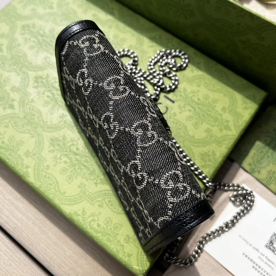 G*u*i DIONYSUS GG S*p*e S*pER MINI BAG 6.5"Wx3.9"Hx1.6"D