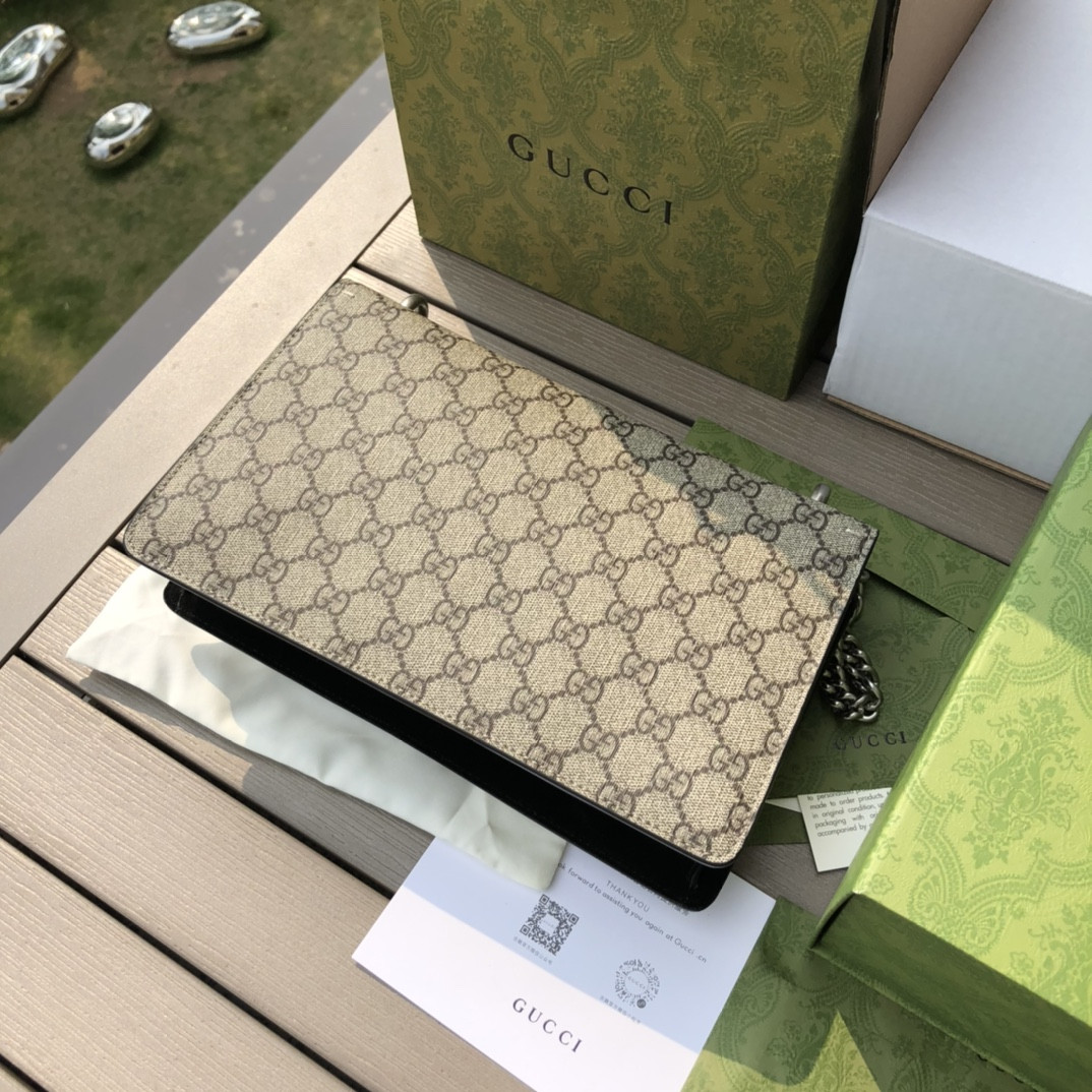 G*u*i DIONYSUS SMALL SHOULDER BAG 11"Wx7"Hx3.5"D