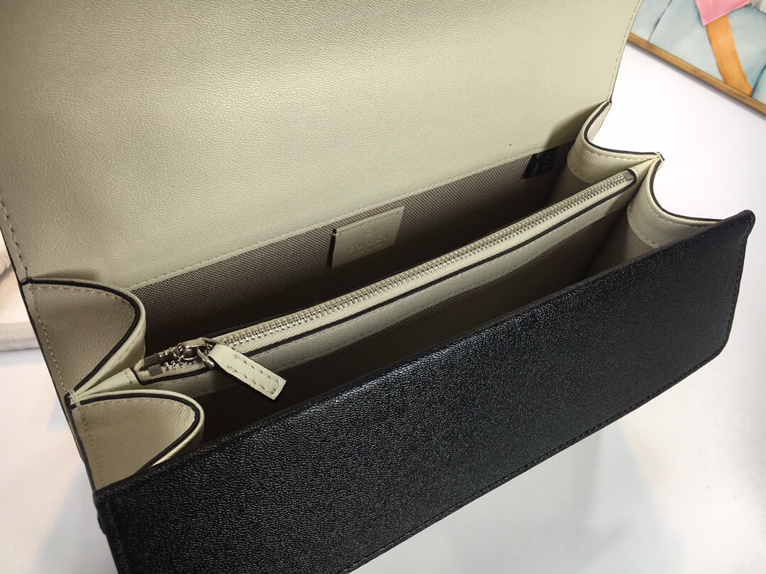 G*u*i DIONYSUS SMALL SHOULDER BAG WHITE 11"Wx7"Hx3.5"D