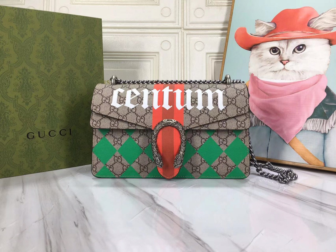 G*u*i DIONYSUS SMALL SHOULDER BAG 11"Wx7"Hx3.5"D