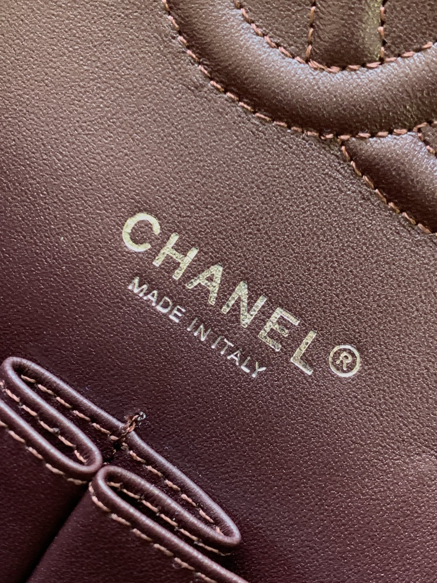 Ch*el CLASSIC HANDBAG GRAINED SHINY CALFSKIN & SILVER-TONE METAL BLACK 6 × 9.9 × 2.5 in