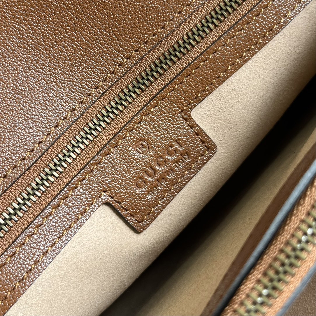 G*u*i DIANA MEDIUM TOTE BAG Cuir 31W x 27H x 15D CM