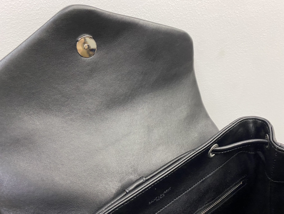 Y*L LOULOU BACKPACK BLACK 33x26x13cm