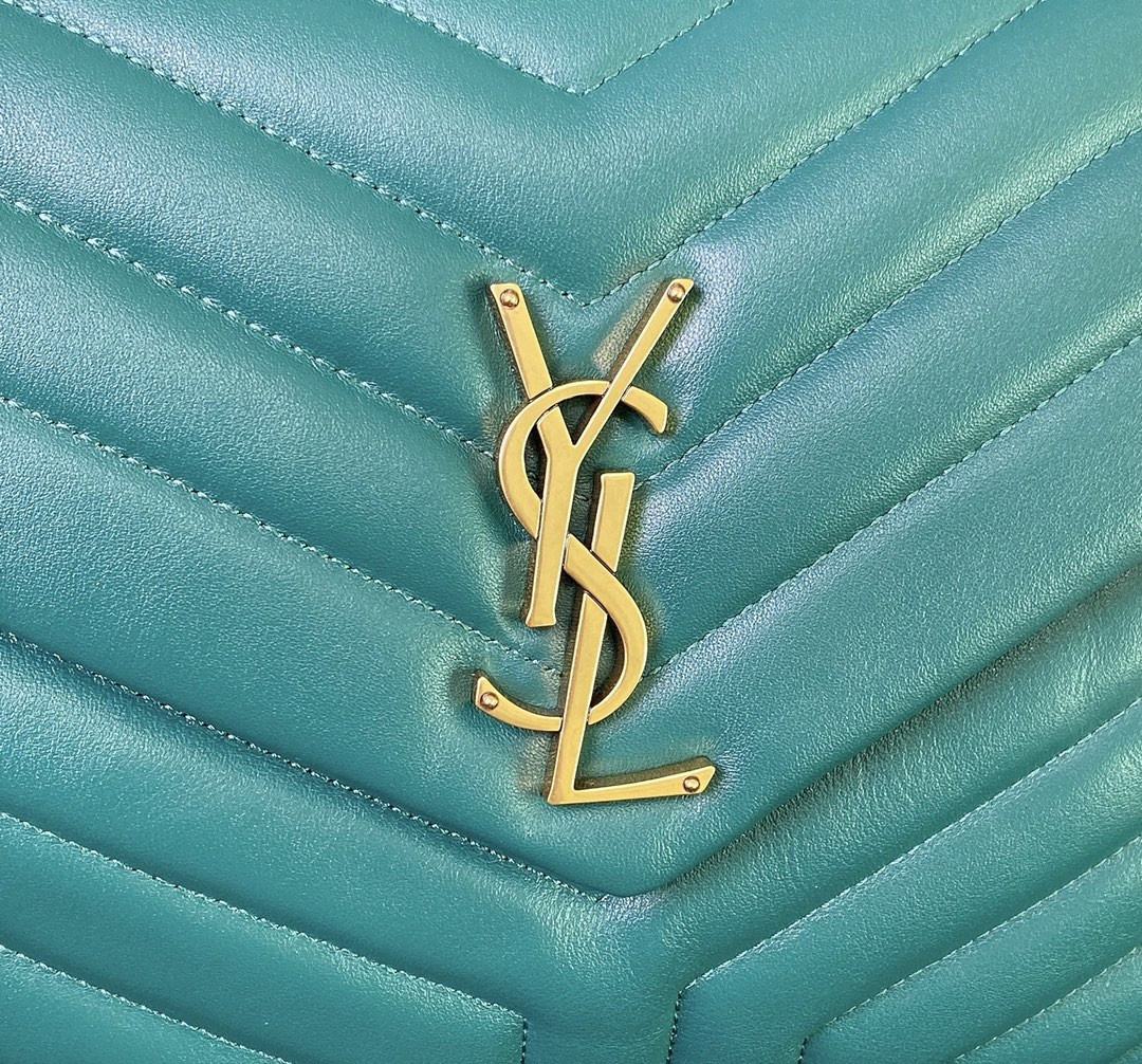 Y*L LOULOU MEDIUM BAG IN Y-QUILTED LEATHER BAG 12.5 X 8.6 X 4.7 INCHES