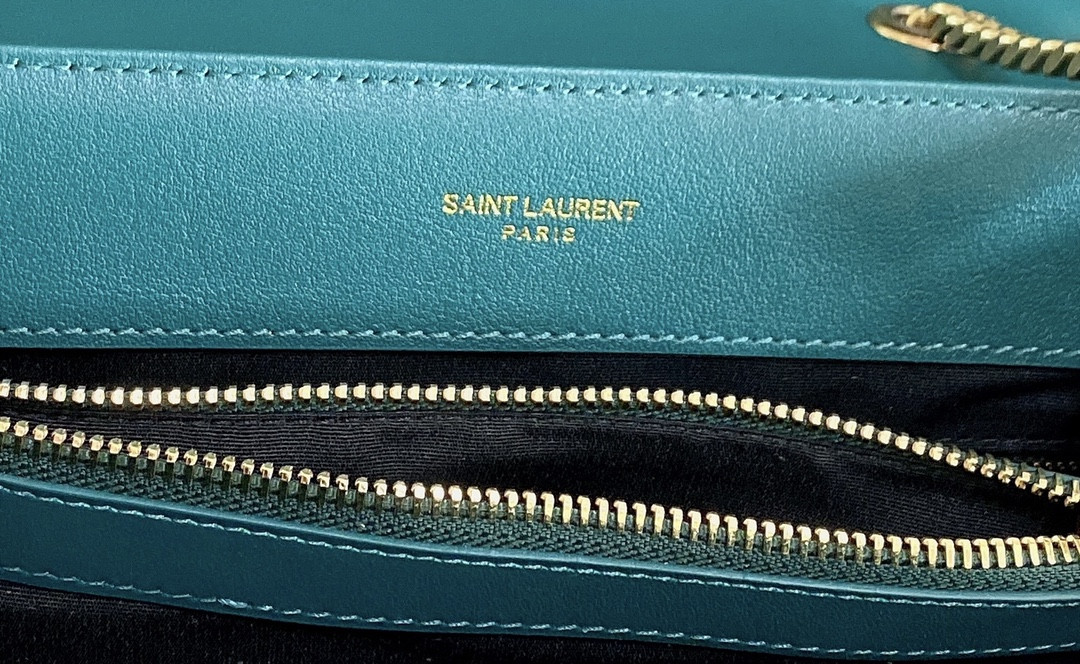 Y*L LOULOU MEDIUM BAG IN Y-QUILTED LEATHER BAG 12.5 X 8.6 X 4.7 INCHES