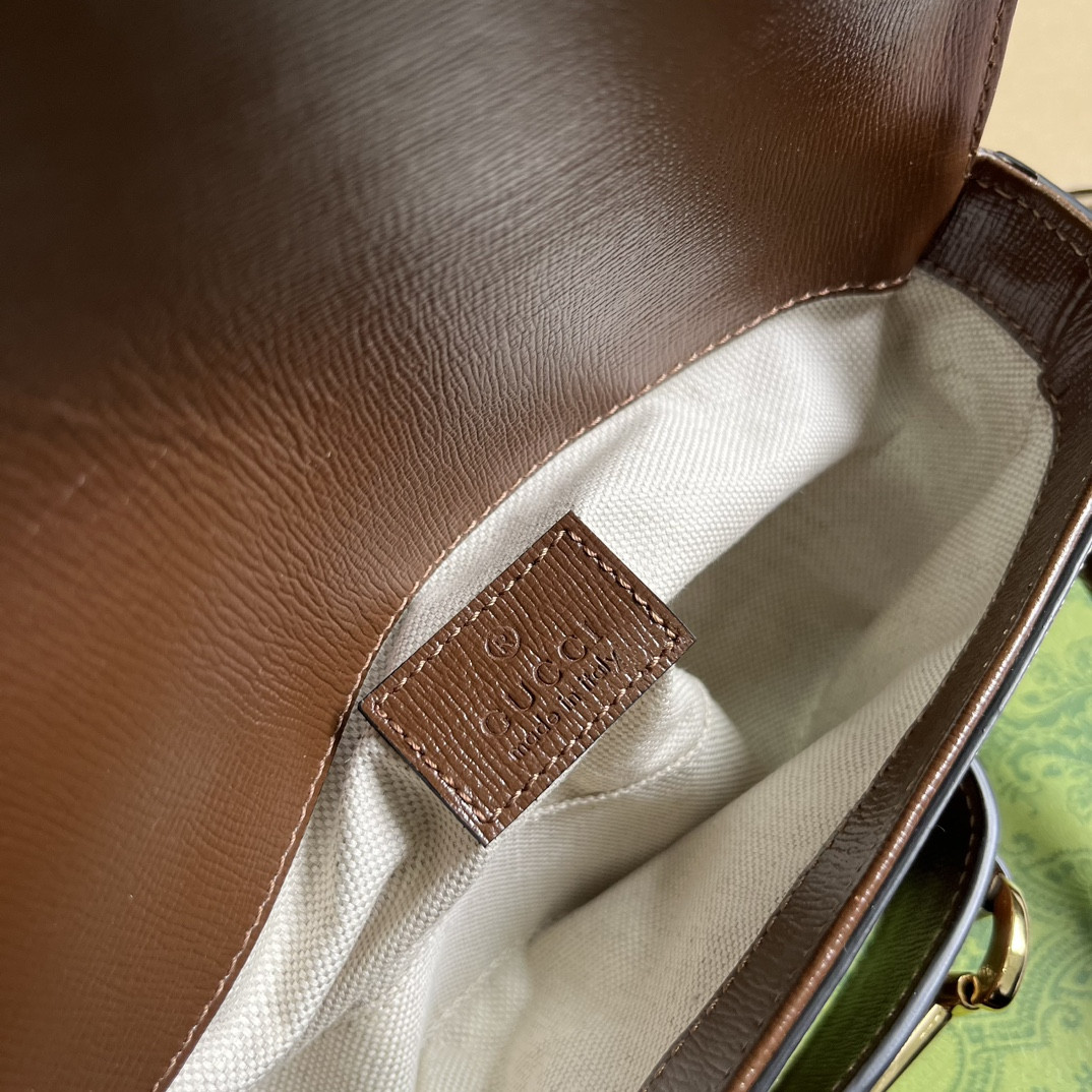 G*u*i HORSEBIT 1955 MINI SHOULDER BAG 7.7"W x 5-3.1"H x 2.4-1.2"D