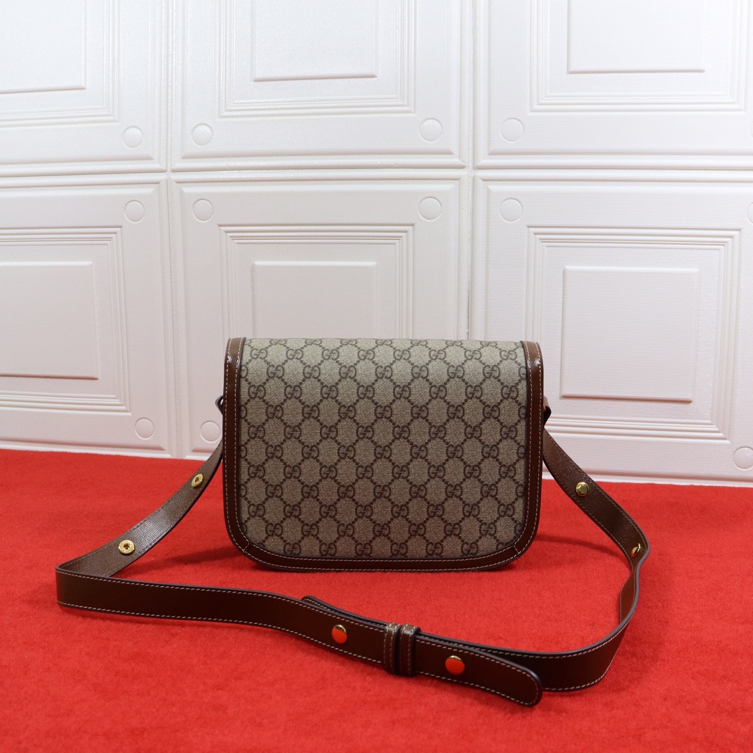 G*u*i HORSEBIT 1955 SHOULDER BAG 9.8"W x 7"H x 3.1"D